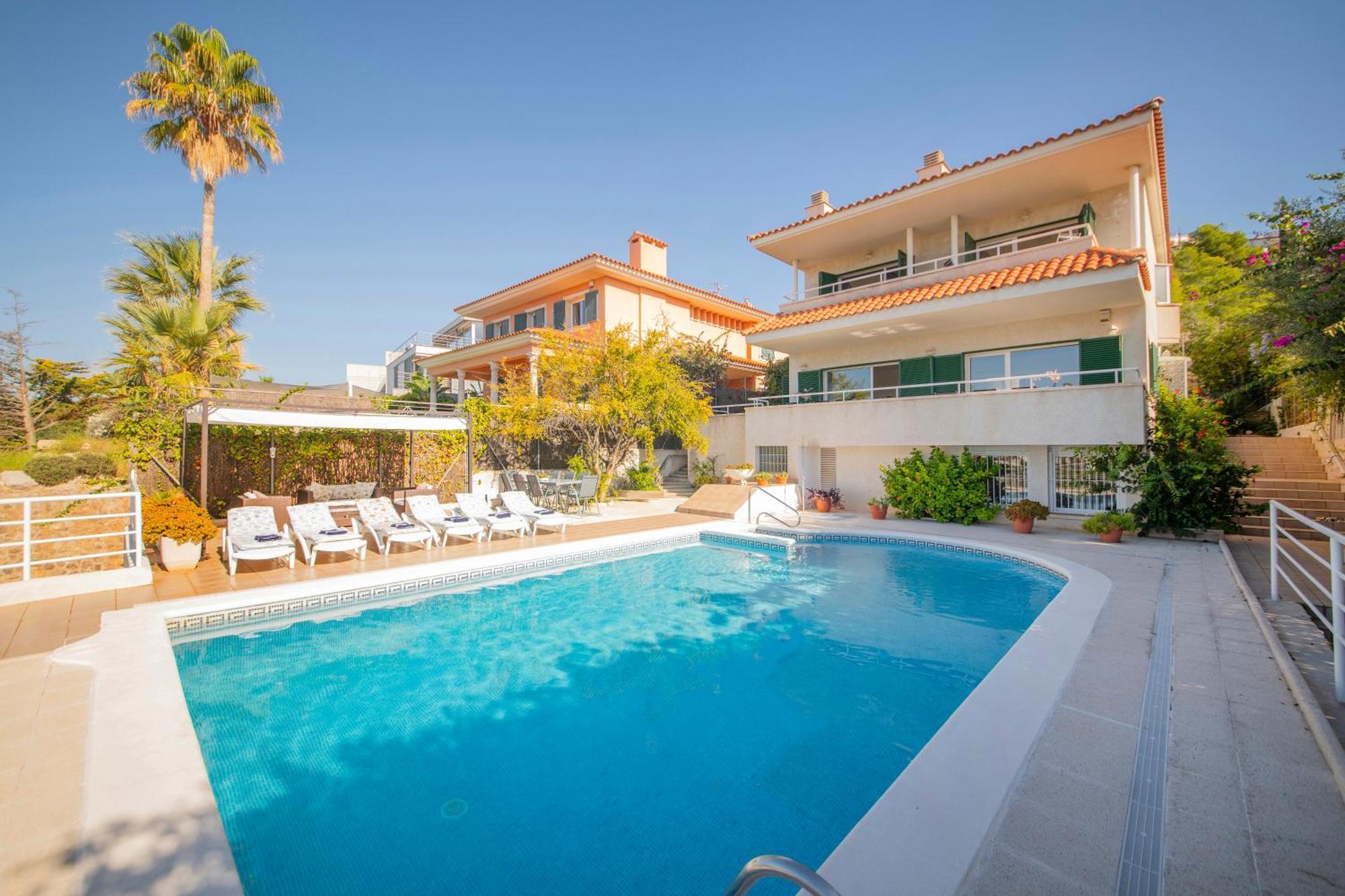 Villa Bali Genials Vistes Al Mar I Gran Piscina Sitges Exteriör bild